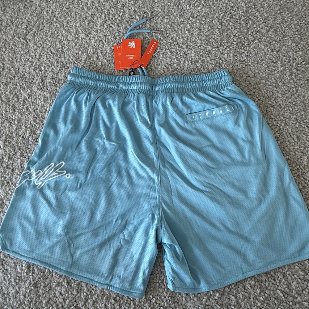 Men's YoungLA 117 Sig Short (SoldOut), XL, NWT, CarolinaBlue - Picture 2 of 7